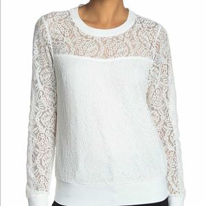 Laundry by Shelli Segal Lace Yolk Blouse